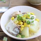 バター香る♪コーン鯖じゃがのみそ煮