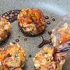 椎茸のエビ詰めの工程6