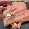 むね肉でジューシー🍗ザクザクフライドチキンの工程1
