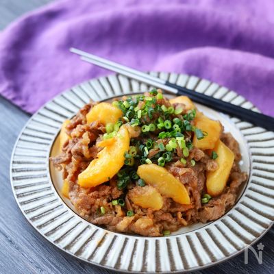 ピリ辛牛じゃが 炒めただけで味がしみしみ♪