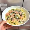 ケの作ってみた!投稿(【鮭ときのこのクリームパスタ】おうちで簡単カフェごはん♪)