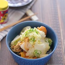 白菜とベビーホタテのさっと煮