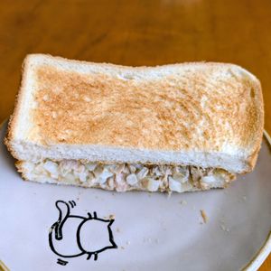 ゆきまる🐬🫧の作ってみた!投稿(簡単！ツナトーストサンド)