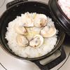 pinokoの作ってみた!投稿(あさりと新生姜の炊き込みご飯)