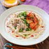 【天才的に旨い♡レンジで完成！冷やし豚キムチ豆乳うどん】簡単の工程4