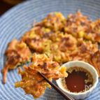 子ども好き♪米粉で人参のじゃこチーズ入りチヂミ