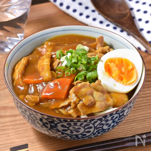 本格和風カレーうどん│寒い日に！市販のルウでお手軽にお店の味