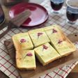 桜と甘酒の和風ベイクドチーズケーキ