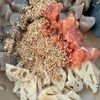 【レンコンとこんにゃくの旨だし明太子炒め】ごまの風味！激旨♪の工程2
