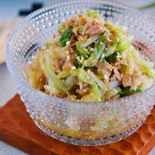 『白菜とツナのおかかポン酢あえ』無限に食べられる♪