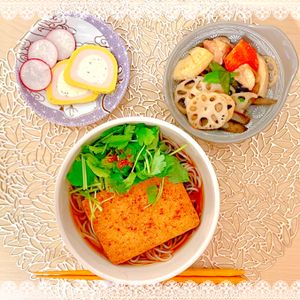にゃ〜むずの作ってみた!投稿(根菜たっぷり♡簡単美味しい！『我が家の筑前煮』)