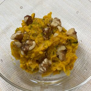 (・∀・)コロンの作ってみた!投稿(レンジで簡単【かぼちゃと枝豆のデリ風サラダ】味見が止まらん♡)