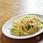 モヤシと薄焼き卵のサラダ