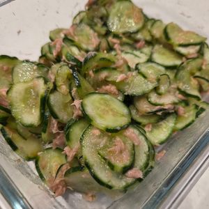 さめの作ってみた!投稿(箸が止まらない！【ツナときゅうりのやみつき中華サラダ】)