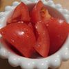 まゆのの作ってみた!投稿(切って和えるだけ♡『トマトのオリーブオイルサラダ』)