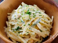 『シャキシャキ☆細切りポテトサラダ』茹で時間2分でお手軽♪