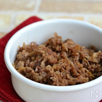 牛肉の甘辛佃煮【作りおき】