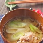 簡単！長ネギだけでコク旨＊豚汁