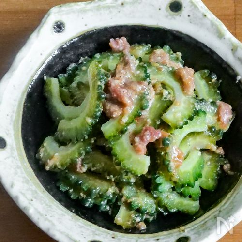 【ゴーヤの下処理も解説!】ゴーヤの梅ごま和え