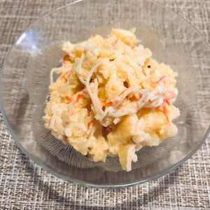 puricoの作ってみた!投稿(レンジで簡単！じゃがいもとカニカマのレモンマヨサラダ)
