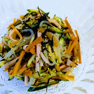 ejaの作ってみた!投稿(【しらたきとひじきの和サラダ】味付け簡単なのにおいしすぎる♡)