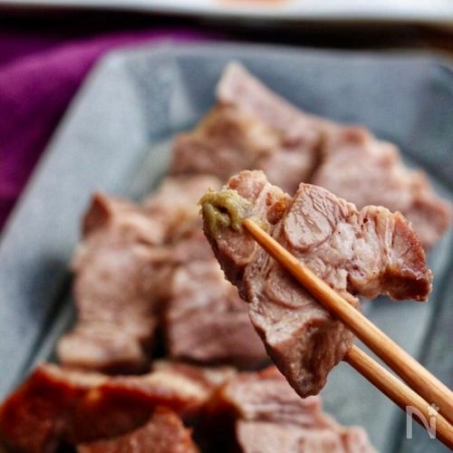 レンチン10分で衝撃の美味しさ【塩チャーシュー】