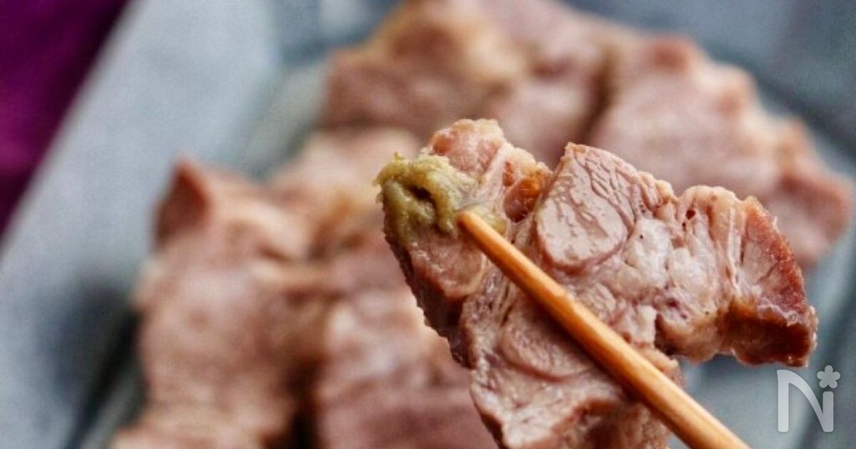 レンチン10分で衝撃の美味しさ【塩チャーシュー】