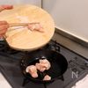 節約＆ヘルシー！なんちゃって鶏皮の甘辛焼き🐔✨の工程2