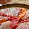 彩りカルパッチョ 玉ねぎ出汁ドレッシングの工程1