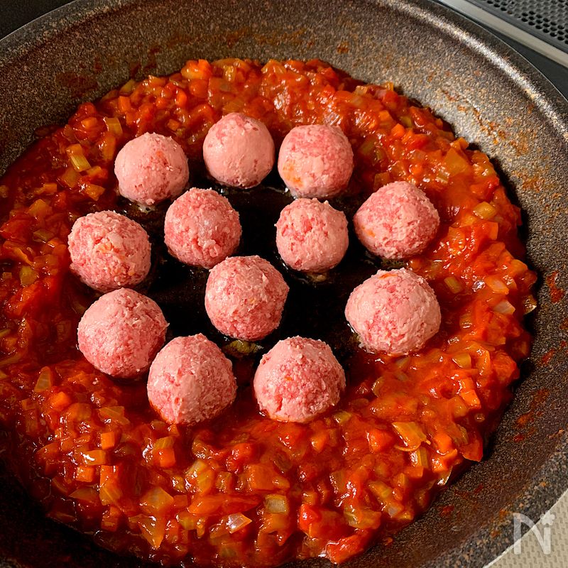 ミートボールとスパゲッティのスープのレシピ