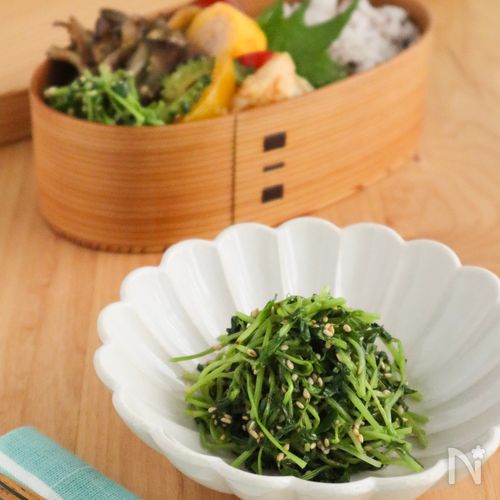 レンジで簡単◎豆苗ナムル