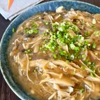 秋の味覚♪カリカリ厚揚げの濃厚鶏だしきのこあん