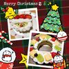 ナムディの作ってみた!投稿(簡単!同時に2種作れる!クリスマスリース&サンタケーキ)