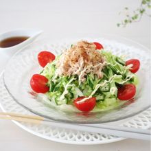 【5分で完成】パパッと♪簡単♡冷やしサラダうどん