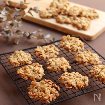 ザクザク!オートミールクッキー【卵・小麦・乳製品不使用】