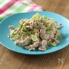 こうじでやわらか豚こま肉のねぎ塩レモン焼き♪下味冷凍作り置き