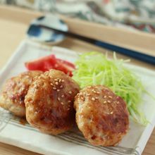 卵もパン粉も不要！米粉でふわふわつくね