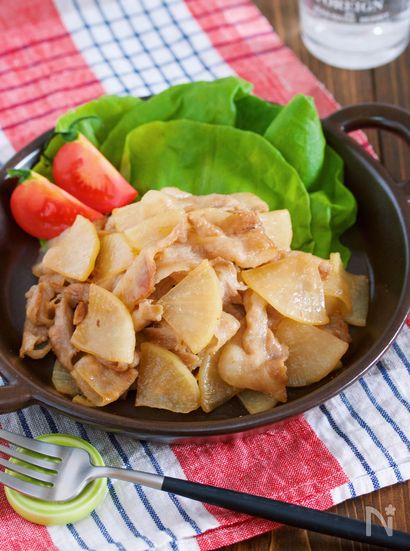 ご飯もお酒もすすむ♪『豚バラ大根のポン酢照り焼き』