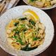 【チキンの柚子胡椒パスタ】お肉も野菜も、これひと皿で♪