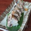 焼きシメサンマの押し寿司の工程6