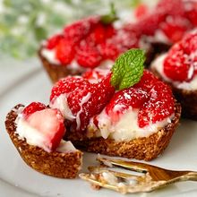 卵なし?!米粉カスタードのタルト🍓