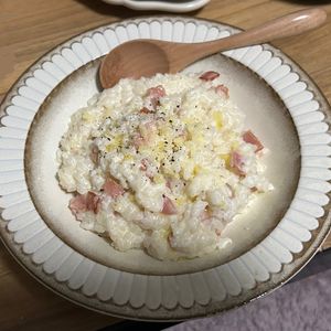熊野ねい🔰の作ってみた!投稿(5分でチーズリゾット)