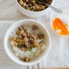 筍の中華風そぼろ炒め