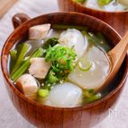 【とろみと生姜で温まる♡】鶏肉とかぶの優しい白だしスープ