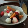 【レンジで簡単】はちみつゆず寒天の和風あんみつ♪