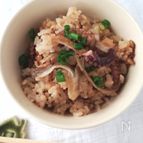 うまみたっぷり☆まいたけと油揚げのたこ飯