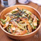1分おつまみシリーズ⑫きゅうりとちくわの胡麻ラー油和え😋