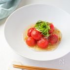 トマトのだしジュレがけ
