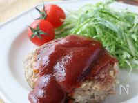 親子で満足！【満足豆腐ハンバーグ】