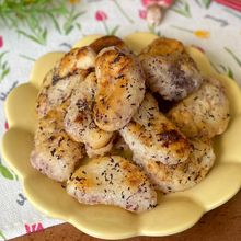カリッほくっ!さっぱり♪「長芋の赤しそ唐揚げ」